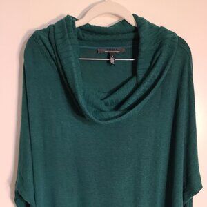 WHBM Cozy Oversized Tunic with Unique Zipper Detail